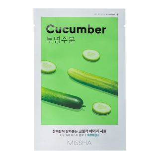 MISSHA Airy Fit Sheet Mask Cucumber 1 pc (8809581454712)