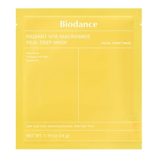 BIODANCE Radiant Vita Niacinamide Real Deep Mask 1 pc (8809937361459)