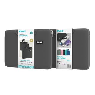 BWOO Neoprene Laptop bag 15" Grey (6933654813143)