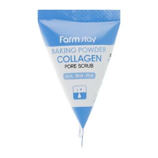 FarmStay Collagen Baking Powder Pore Scrub 1 pcs* 7ml (8809541197888-1)