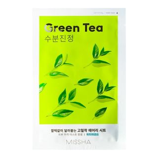 MISSHA Airy Fit Sheet Mask Green Tea 1 pc (8809581454729)