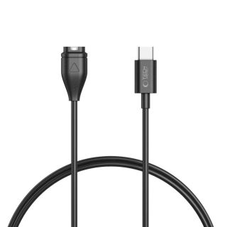 Tech-Protect UltraBoost USB-C Adapter for Garmin Watch / black (5906302368709)