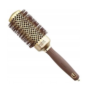 Olivia Garden Expert Blowout Shine Gold & Brown Hair Brush 45mm (5414343020505)