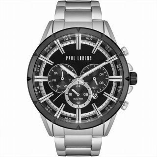 Paul Lorens Men's Watch PL13605B-1C1 / black (PL13605B-1C1)