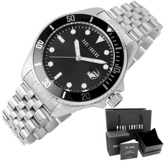 Paul Lorens Men's Watch PL13030B-1C1 / black (PL13030B-1C1)