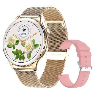 Rubicon RNCF02-2 Smartwatch / gold-pink strap (SMARUB200)