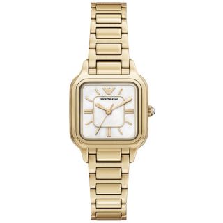 Emporio Armani Square White Dial Wristwatch (4064092377125)
