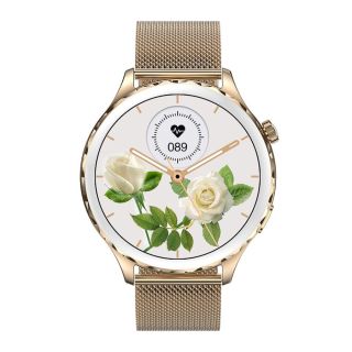 Rubicon RNCF02-2 Smartwatch / gold-pink strap (SMARUB200)