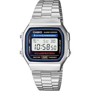 CASIO Vintage A168WA-1YES Watch / silver (A168WA-1YES)