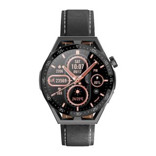 Rubicon RNCE88-1 Smartwatch with Silicone Strap + Leather Strap / black (RNCE88-1)