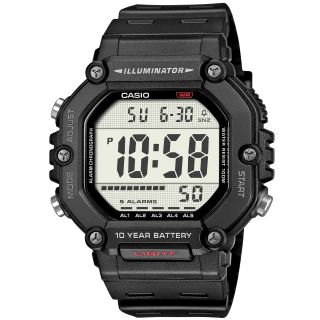 CASIO Men's Watch AE-1600H-1AVEF / black (AE-1600H-1AVEF)