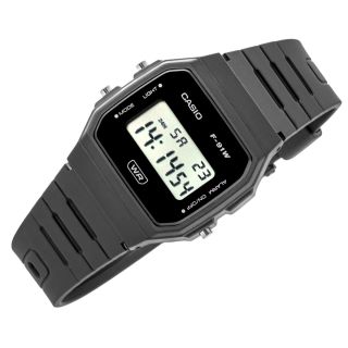 CASIO Unisex F-91WB-1AVEF Watch / black (F-91WB-1AVEF)