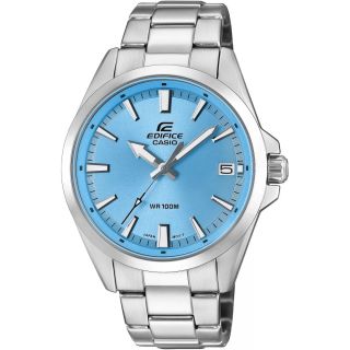 CASIO Edifice EFV-100D-2BVUEF Men’s Watch 10 BAR / silver (EFV-100D 2BVUEF)