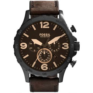 FOSSIL Nate Men's Watch JR1487 / silver (JR1487)