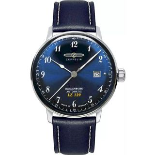 ZEPPELIN LZ129 Hindenburg Automatic Watch 8056-3 / silver (8056-3)