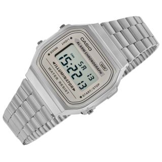 CASIO VINTAGE A168WA-8AYES Men's Watch / silver (A168WA-8AYES)