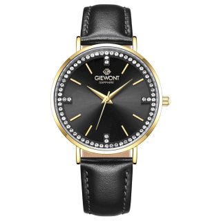 Giewont Sapphire Women’s Watch GW5390-A4 / gold/black (GW5390-A4)