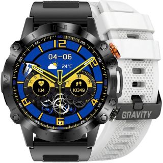 Smartwatch Gravity with 2 Straps GT20-8 / black (GT20-8)