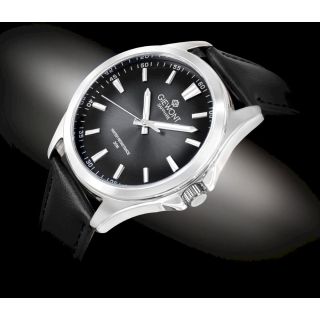 Giewont Elegance Sapphire Men's Watch GW5160-A2 / black (GW5160-A2)