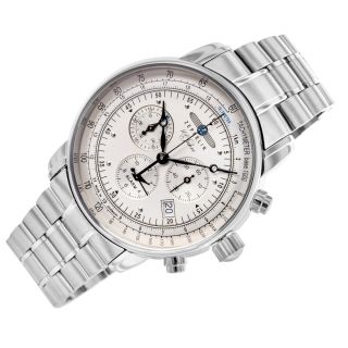 ZEPPELIN 100 Jahre Chronograph Men’s Watch 7680MB-1 / silver (7680MB-1)