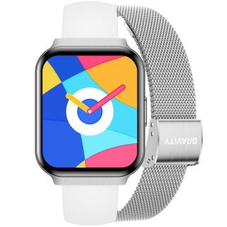 Smartwatch Gravity Strap + Bracelet GT44-4 / silver (GT44-4)