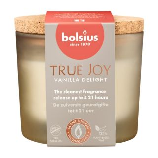 Bolsius True Joy Scented Candle 66x83mm Vanilla Delight (37996975)