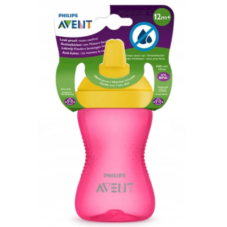 Philips Avent My Grippy SCF804/04 Cup with Hard Spout 300 ml / Rose (SCF804/04)