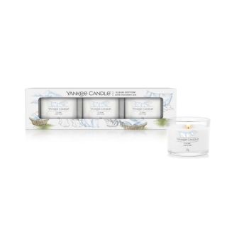 Yankee Candle Scented Candles Set Clean Cotton 3x37g (5038581125237)