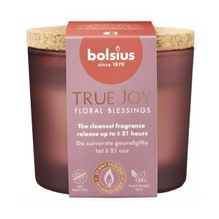 Bolsius True Joy Scented Candle 66x83mm Floral Blessings (37996956)