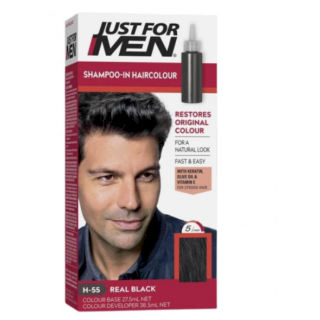 Just For Men Gel Color H55 Natural Real Black (5010934004833)