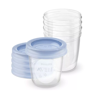Philips AVENT SCF619/05 Breast Milk Storage Containers 180 ml 5 pcs (SCF619/05)