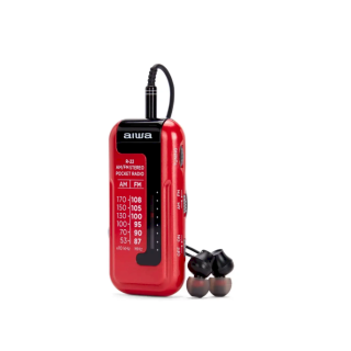 Aiwa R-22RD Radio AM/FM / Red (R-22RD)