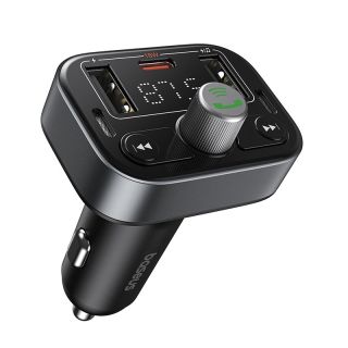 Baseus S-09 Car FM Transmitter Bluetooth 5.3 / 2x USB + USB-C (C10762200113-00)