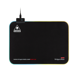 Kruger & Matz Warrior Mouse pad with 7 color LED light 350x2503mm (KM0766)