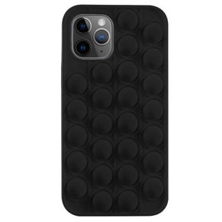 Mocco Bubble Antistress Case for Apple iPhone 12 / 12 Pro Black (MO-BB-APP-IP12PRO-BK)