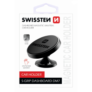 Swissten S-Grip DM7 Universal Car Panel Holder With Magnet For Devices (SW-CH-PA-DM7-BK)