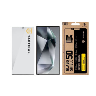 Tactical Glass Shield Privacy Stealth 5D for Samsung Galaxy S24 Ultra / black (TA-57983127208)