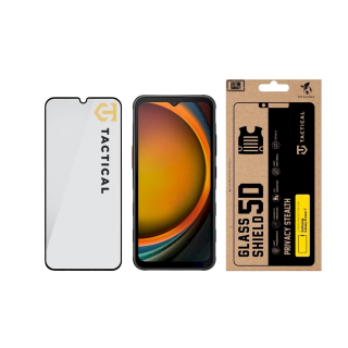Tactical Glass Shield Privacy Stealth 5D for Samsung Galaxy Xcover 7 / black (TA-57983127211)