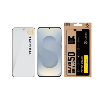 Tactical Glass Shield Privacy Stealth 5D for Samsung Galaxy S24/S25 / black (TA-57983127207)