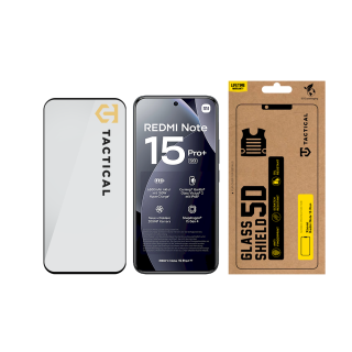 Tactical Glass Shield 5D for Xiaomi Redmi Note 15 Pro+ 4G/5G / black (TA-57983128523)