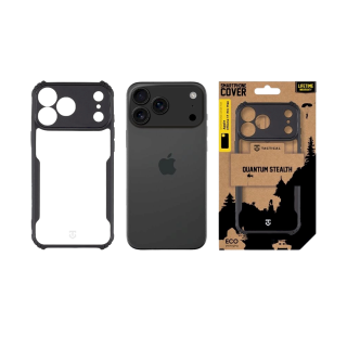 Tactical Quantum Stealth Cover for Apple iPhone 17 Pro Max / clear/black (TA-57983126685)