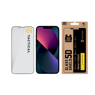 Tactical Glass Shield Privacy Stealth 5D for Apple iPhone 13 Mini / black (TA-57983127187)