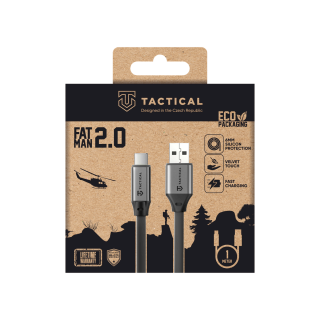 Tactical Fat Man 2.0 Cable USB-A/USB-C 1m / grey (TA-57983127954)
