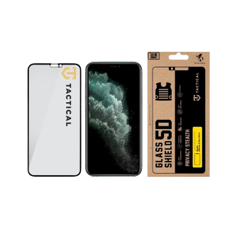 Tactical Glass Shield Privacy Stealth 5D for Apple iPhone 11 Pro/XS/X / black (TA-57983127182)