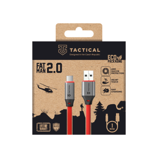 Tactical Fat Man 2.0 USB-A/USB-C Cable 1m / red (TA-57983127953)