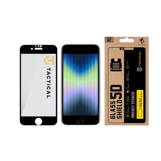 Tactical Glass Shield Privacy Stealth 5D for Apple iPhone 7/8/SE 2020/SE 2022 / black (TA-57983127198)