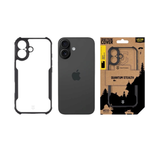 Tactical Quantum Stealth Cover for Apple iPhone 17 / clear/black (TA-57983126682)