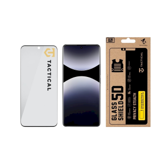 Tactical Glass Shield Privacy Stealth 5D for Xiaomi Redmi Note 14 Pro 4G/5G, Poco X7 5G / black (TA-57983127215)