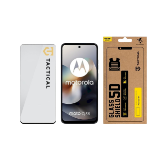 Tactical Glass Shield 5D for Motorola G56 / black (TA-57983127017)