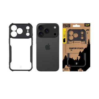 Tactical Quantum Stealth Cover for Apple iPhone 17 Pro / clear/black (TA-57983126684)